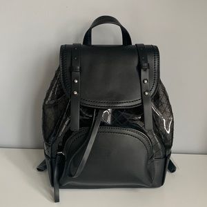 ZARA basic collection clear backpack